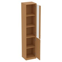 Шкаф узкий со стеклом